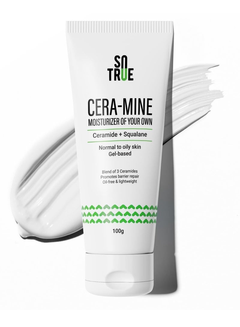 So True Sotrue Ceramide Gel Face Moisturizer for Oily & Acne Prone Skin | Oil-Free Gel Moisturizer With Squalene |Fast Absorbing For Women & Men | 100g  - Image 1