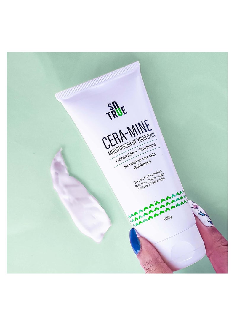So True Sotrue Ceramide Gel Face Moisturizer for Oily & Acne Prone Skin | Oil-Free Gel Moisturizer With Squalene |Fast Absorbing For Women & Men | 100g  - Image 5