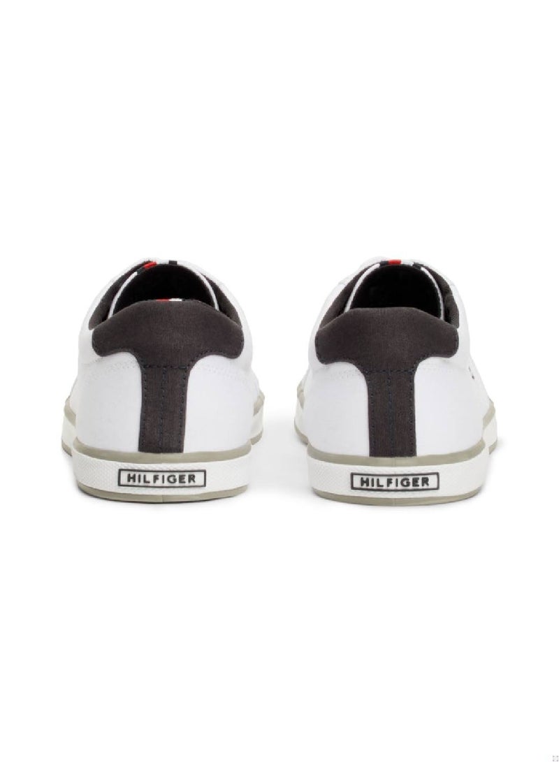 TOMMY HILFIGER Canvas Lace Up Sneakers  - Image 5