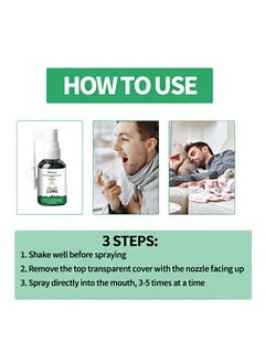 SOUTH MOON 20ml Herbal Spray Cleansing Lung，Natural Herbal Throat Oral Spray Relieves Throat and Nasal Discomforts Throat and Nose Care Spray （2 PCS）  - Image 4