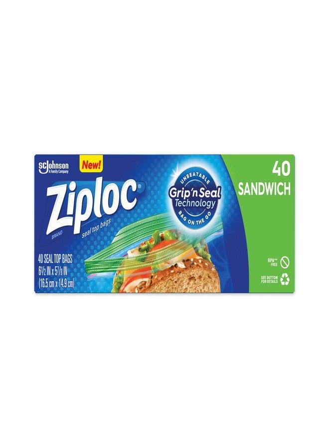 Ziploc 71139 Sandwich Bag - 40 Count40