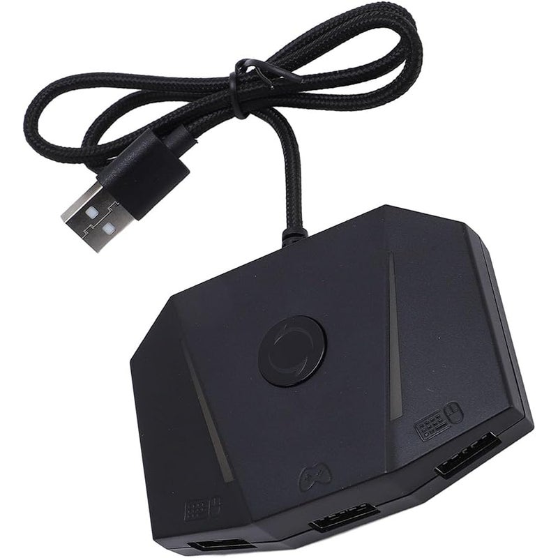 Game Console Mouse and Keyboard Converter, Easy Setup APP Control RGB Light with 3.5mm Sound Jack, for X S for - Image 3
