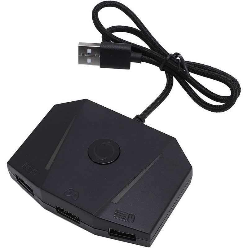 Game Console Mouse and Keyboard Converter, Easy Setup APP Control RGB Light with 3.5mm Sound Jack, for X S for - Image 4