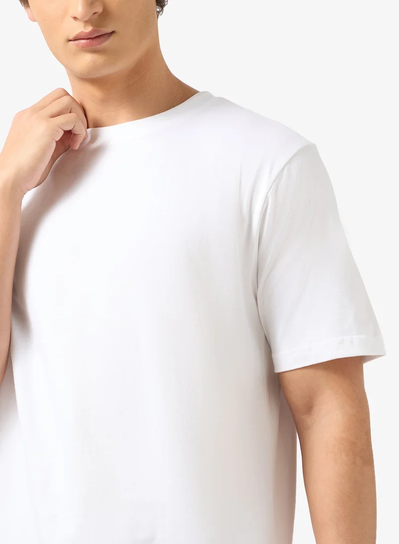 Seventy Five Basics  Pack of 2 Regular Fit T-Shirt for Men | Best Price UAE