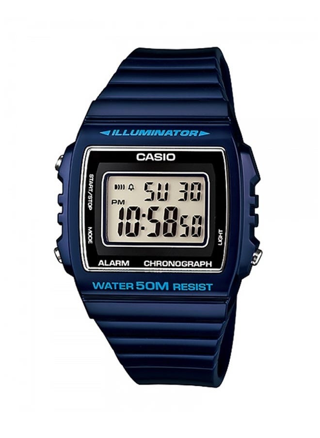 CASIO - Casio W-215H-2ADF Boys' Resin Digital Quartz Watch, 44 mm, Blue - Image 1