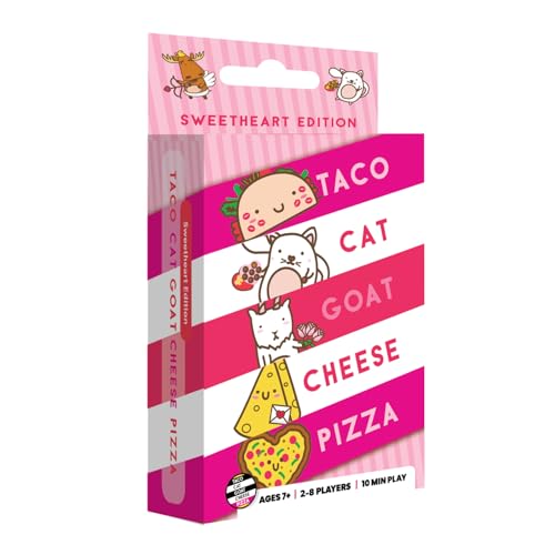 Dolphin Hat Games Taco Cat Goat Cheese Pizza Sweetheart Edition Card Game for Family Game Night CandyFree Valentines Gifting Easy to Play 15 Minute Rounds Fun for Kids Teens Adults and Families 28 Players - Image 1