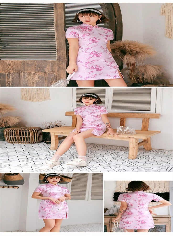Loquat Plum Blossom Daily Banquet Skirt Pink  - Image 2