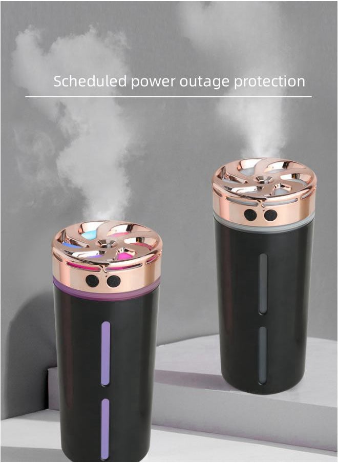 WAOKN - Wireless Air Diffuse Car Humidifier Ultrasonic Humidifier Aroma Diffuser Air Purifier Sanitizer Spray 300ML  Air Humidifier With Essential Oil Purifier Diffuser Aroma Fog Mist - Image 1