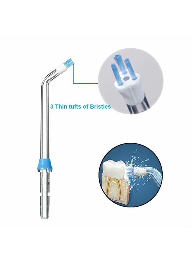 Ronsit Plaque Seeker Replacement Tips Compatible With Waterpik Water Flossers and Other Brand Oral Irrigators, Water Flosser Tip Replacement, Plaque Remove Brisles Tips(4-Pack) - Image 2