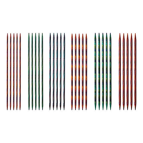 KnitPicks Knit Picks Double Pointed Wood Knitting Needle Set (Mosaic 8") - Image 2