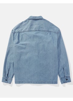 American Eagle AE Long-Sleeve Denim Shirt Jacket  - Image 4