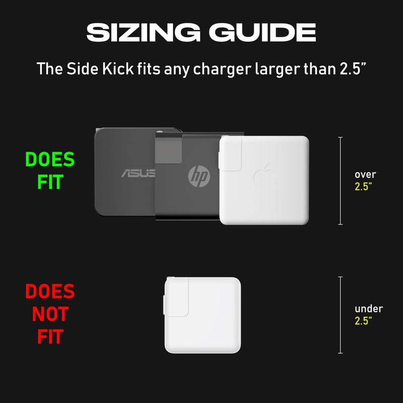Fuse Reel The Side Kick Collapsible Charger Organizer and Travel Accessory,Usb-c, Compatible with MacBook and PC Charging Cords and Adapter Cable Management White - Image 2