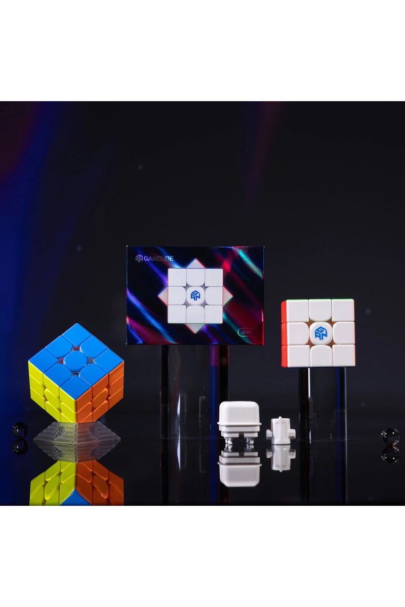 Light Grey 2025 NEW GAN16 Maglev Max UV 3x3 Magnetic Magic Cube Gan 16 Stickerless Professional Fidg