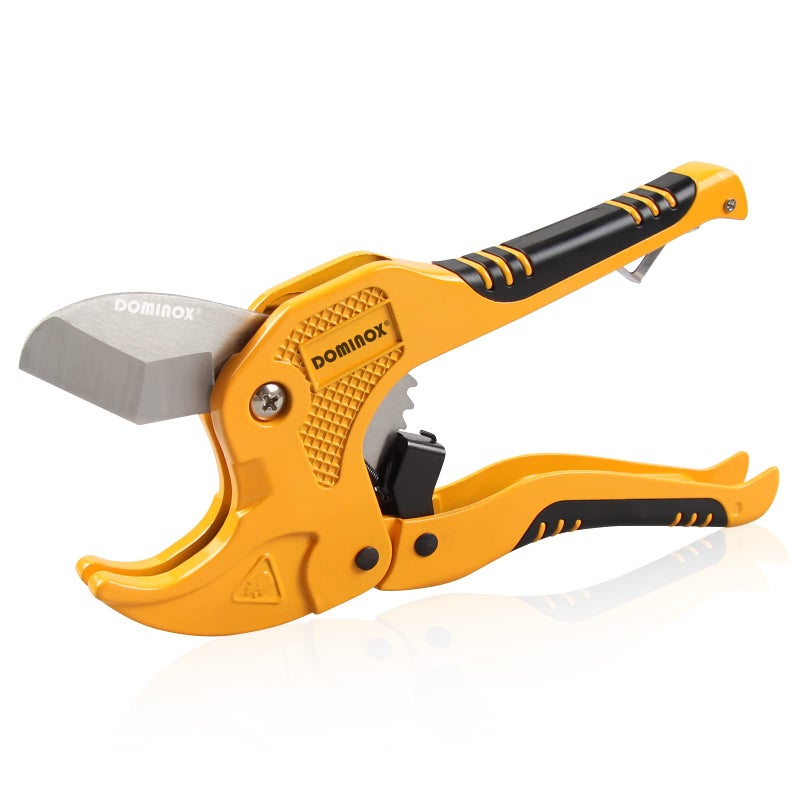 Dominox 1-5/8 Inch O.D. Ratchet-Type Pvc Pipe Cutter  Apply To Pex  Pvc And Ppr Plastic Hoses And Plumbing Pipe  Suitable For Home Working And Plumber - Image 1