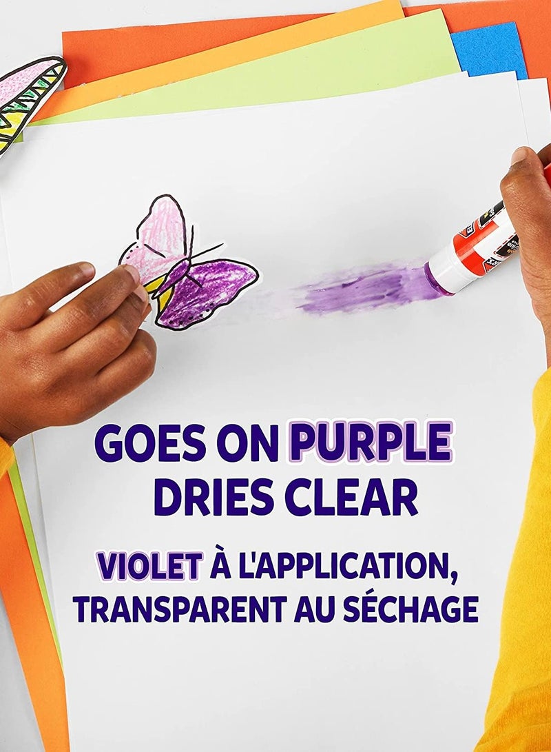 ELMER'S 5-Piece Disappearing Purple Glue Sticks 40gm Content - Image 2