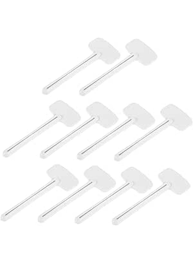 Gray White 10 Pack Toothpaste Tube Squeezer Roller For Cosmetics Easy Dispensing - Image 1