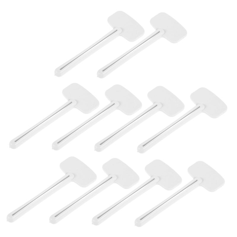 Gray White 10 Pack Toothpaste Tube Squeezer Roller For Cosmetics Easy Dispensing - Image 2