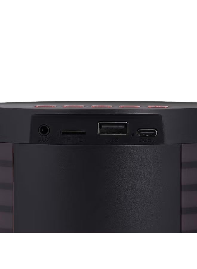 Earldom A32 Portable Wireless Speaker with Microphone, Powerful Bluetooth Sound System, Long-Lasting Battery, Compact and Lightweight Design, Compatible with Smartphones, Tablets, and Laptops, Ideal for Parties, Outdoor Events, and Karaoke - Image 3