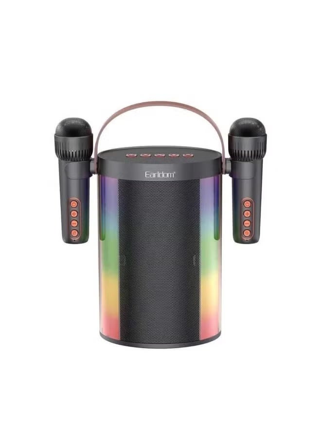 Earldom A32 Portable Wireless Speaker with Microphone, Powerful Bluetooth Sound System, Long-Lasting Battery, Compact and Lightweight Design, Compatible with Smartphones, Tablets, and Laptops, Ideal for Parties, Outdoor Events, and Karaoke - Image 5