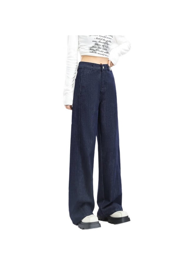 EPTISON Tiancheng Wide Leg Jeans For Women Autumn Fashion Loose And Slimming Floor-Length Wide Leg Pants For Women - Image 3