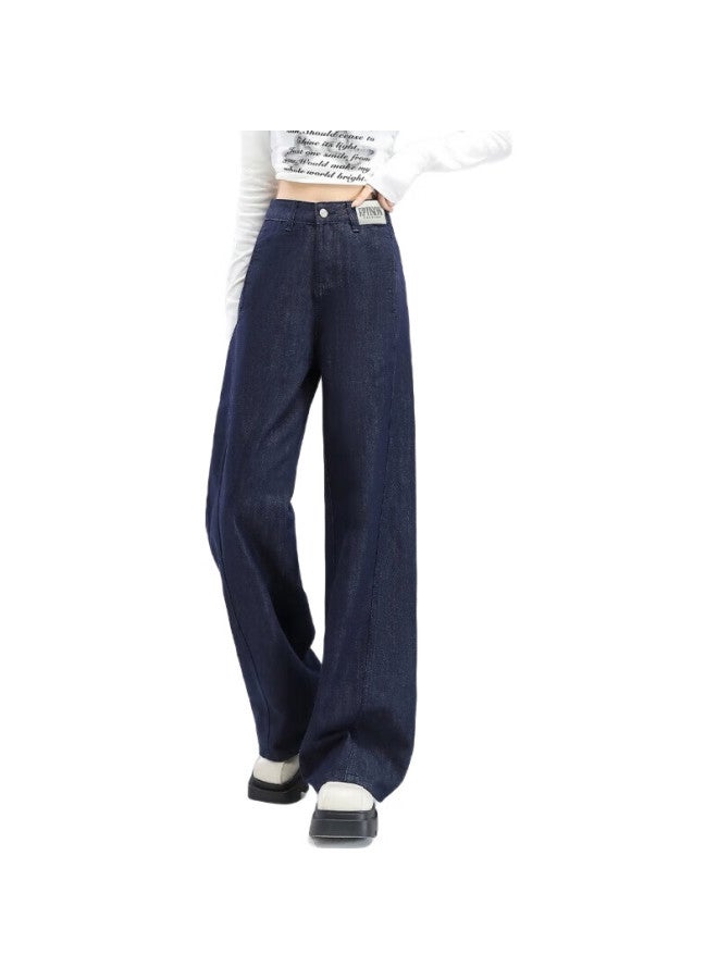 EPTISON Tiancheng Wide Leg Jeans For Women Autumn Fashion Loose And Slimming Floor-Length Wide Leg Pants For Women - Image 2