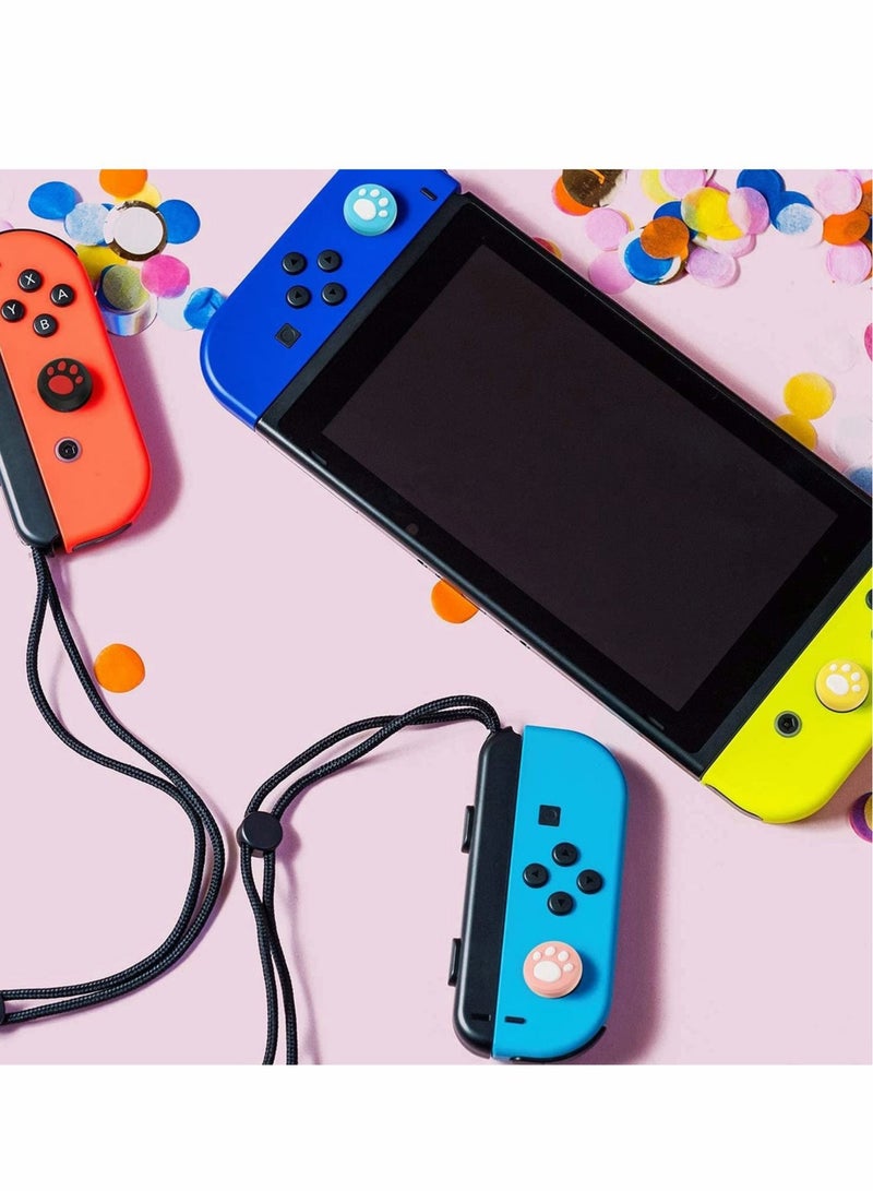 Thumb Grip Caps 28 Pieces Replacement Cat Claw Analog Stick Cover Soft Silicone Cover for Nintendo Switch Joy-Con Controller - Image 3