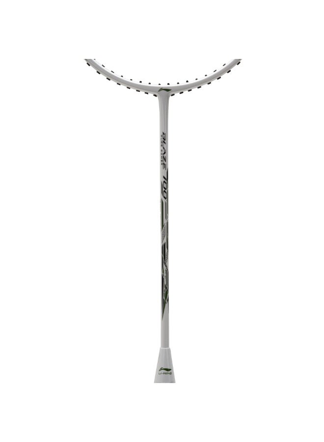 Li-Ning Badminton Racket Blaze 100 (Pearl White/Black/Emerald) - 78g (Unstrung) - Image 3