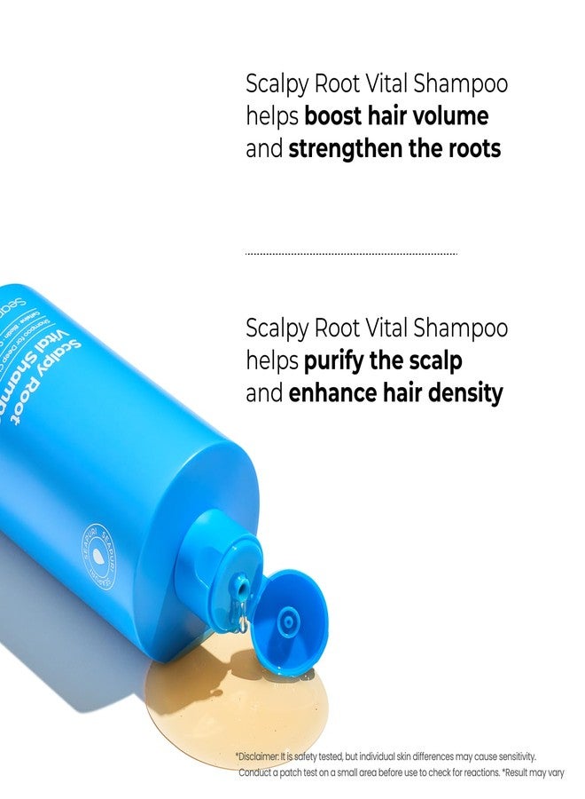 Seapuri Scalpy Root Vital Shampoo | Instant Root Lift & Hair Thickening with Polyphenol | Caffeine Scalp Energizer for Thinning Hair | Volumizing Treatment | Deep Purifying & Cooling Relief | K-Beauty - Image 4