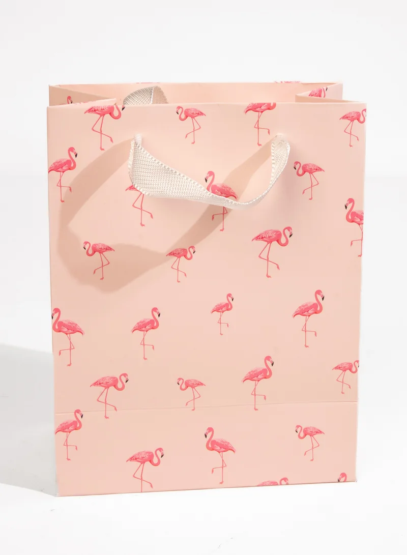 Share the Love Flamingo, Medium Gift Bag