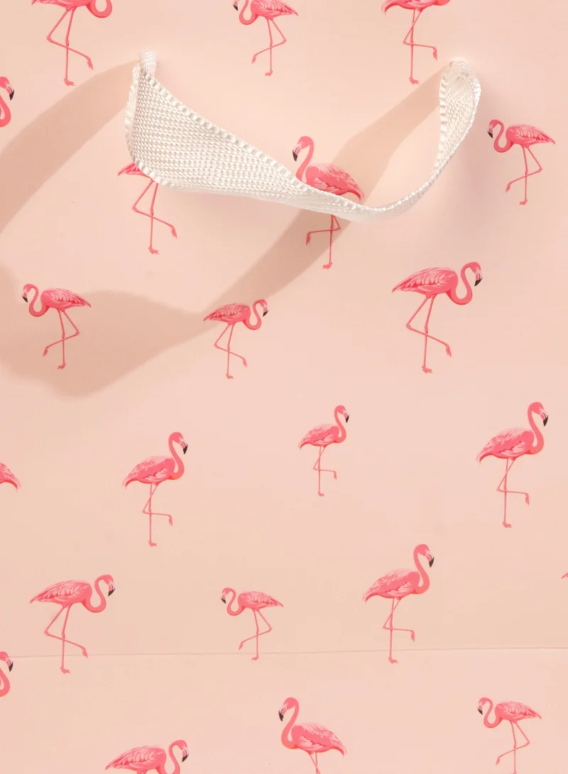 Share the Love Flamingo, Medium Gift Bag