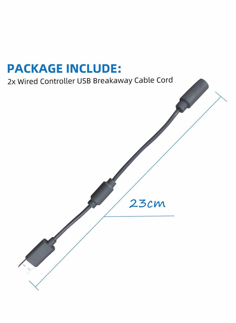 2-Pack Breakaway Adapter Cables for Xbox 360 Wired Controllers - USB Replacement Dongles for Enhanced Gaming Experience  - Image 4