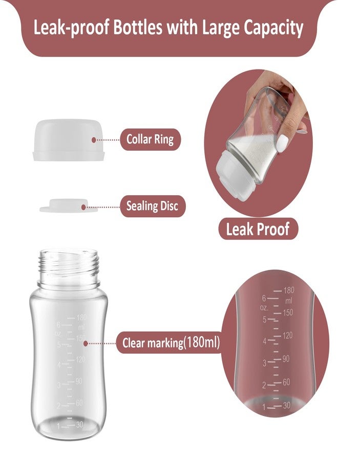 قطع غيار مضخة الثدي متوافقة مع مضخات الثدي Spectra S1/S2/9 Plus، تتضمن المجموعة 4 قطع غيار بديلة لمضخات Spectra، تشمل شفة 24 مم، وصمام منقار البط، وواقي من التدفق العكسي، وأنبوب، وزجاجة رضاعة. ليست ملحقات Spectra S2 الأصلية. - Image 4