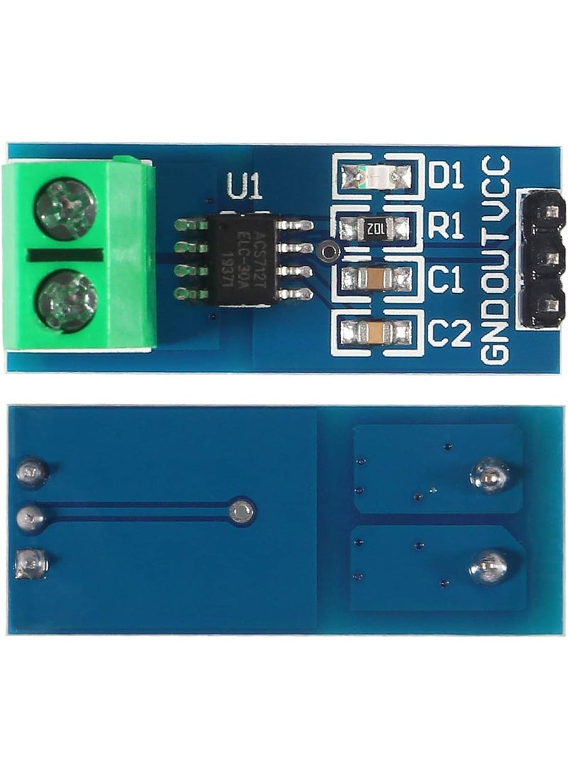 UMLIFE 5pcs ACS712 30A Range Current Sensor Module Detector ACS712ELC 5A 20A 30A Amps Amperage 5A  - Image 3