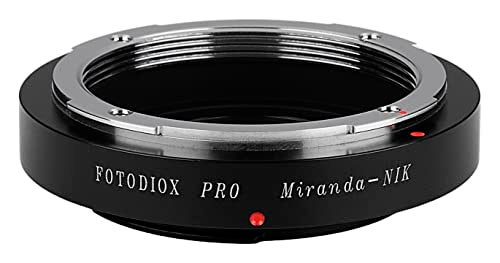 Fotodiox Pro Lens Mount Adapter, for Miranda Lens to Nikon F-Mount DSLR Cameras - Image 1