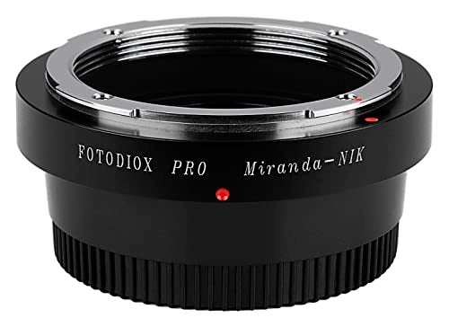 Fotodiox Pro Lens Mount Adapter, for Miranda Lens to Nikon F-Mount DSLR Cameras - Image 4