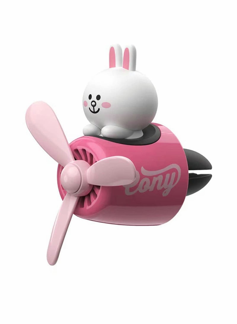 Excefore Car Vent Fragrance, Cartoon Pilot Car Air Outlet Fragrance Diffuser with 2 Fragrances  - Image 1