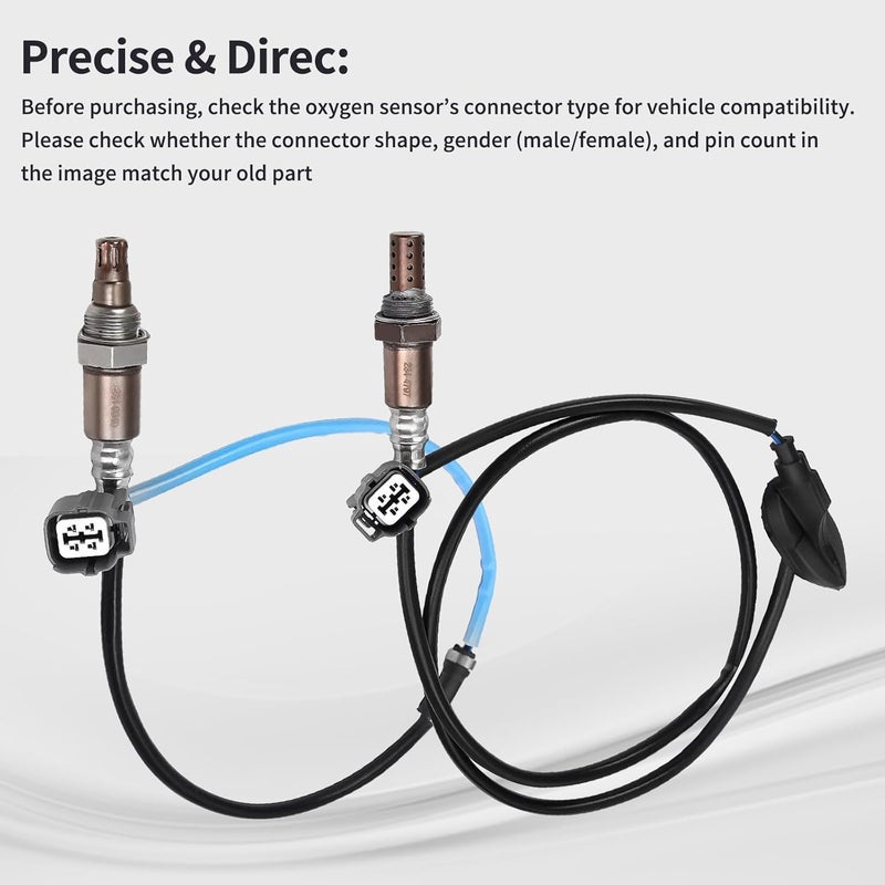 Likala O2 Oxygen Sensor Upstream and Downstream for Honda Accord 2.4L (2003-2007) - 2Pcs - Image 2