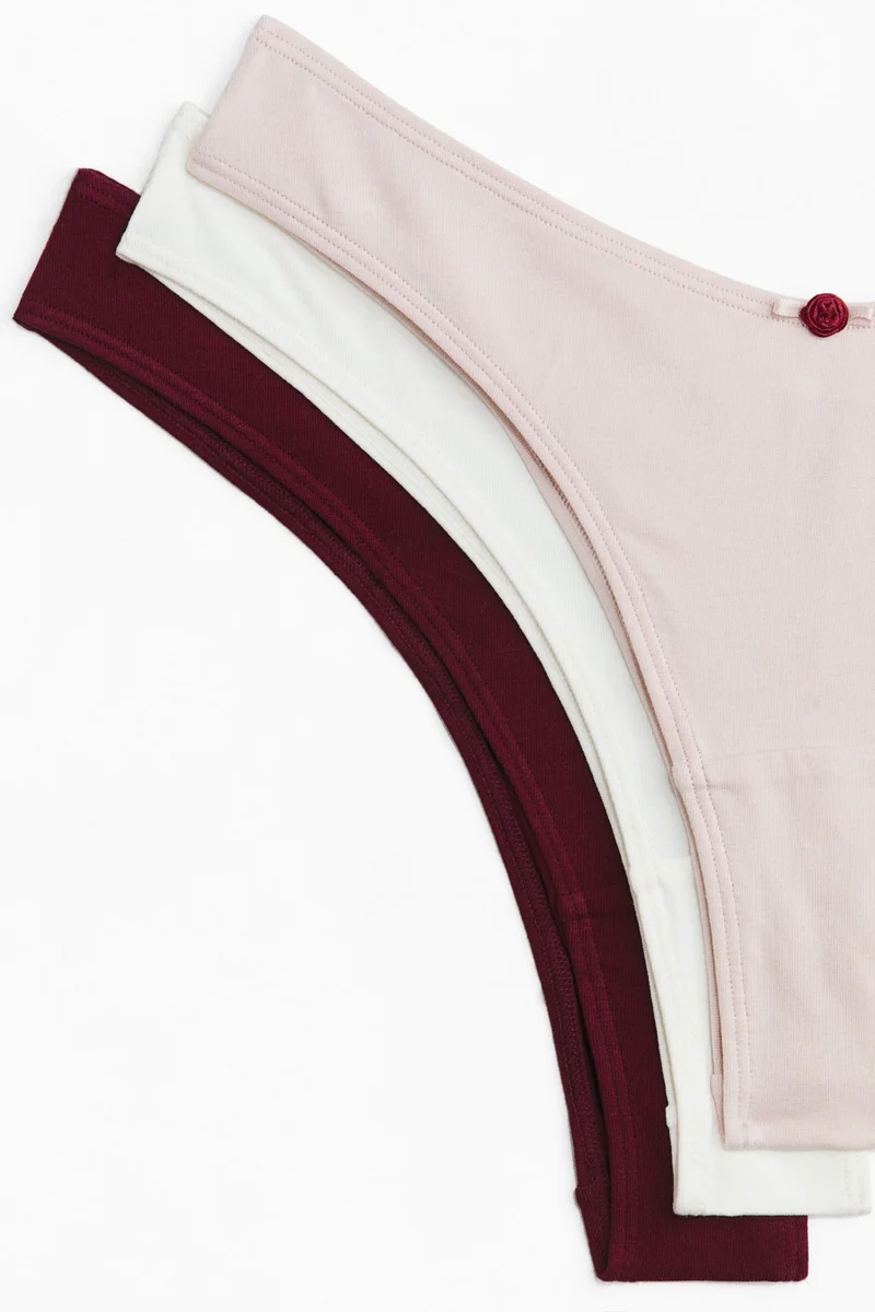 H&M 5-pack cotton Brazilian briefs