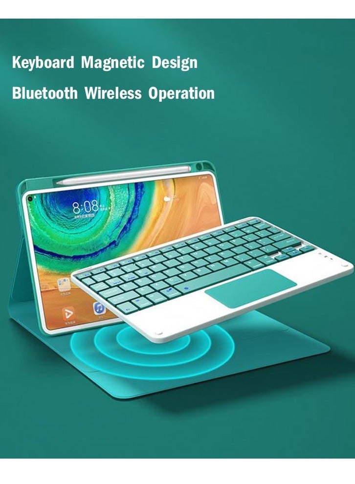 SYOSI Cover Case for Huawei MatePad 11 2021 with Wireless Removable Bluetooth Keyboard, Trackpad - Image 3