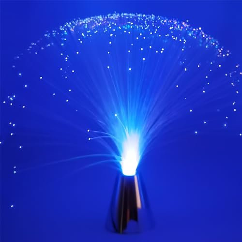EA 2 pck 13‘’ inch LED Colourful Changing Fibre Fiber Optic Fountain Night Light Calming Lamp Christmas - Image 5