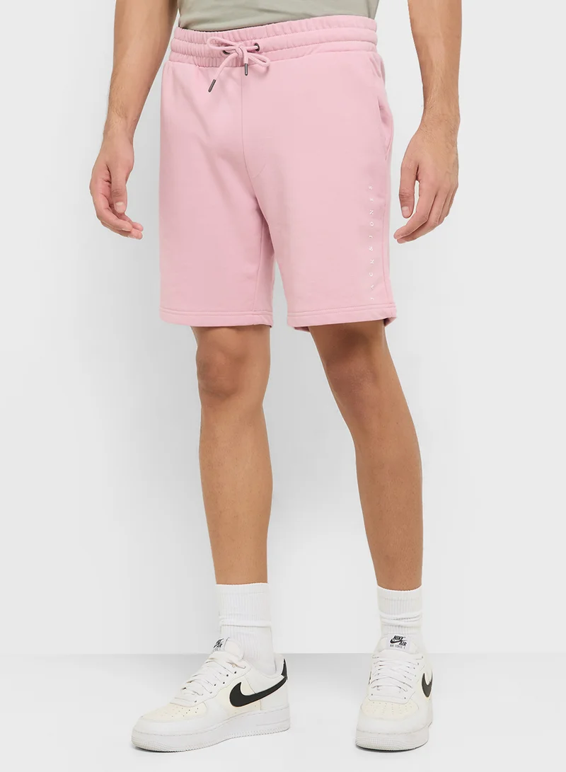 جاك اند جونز Jpstgordon Drawstrings Sweat Shorts