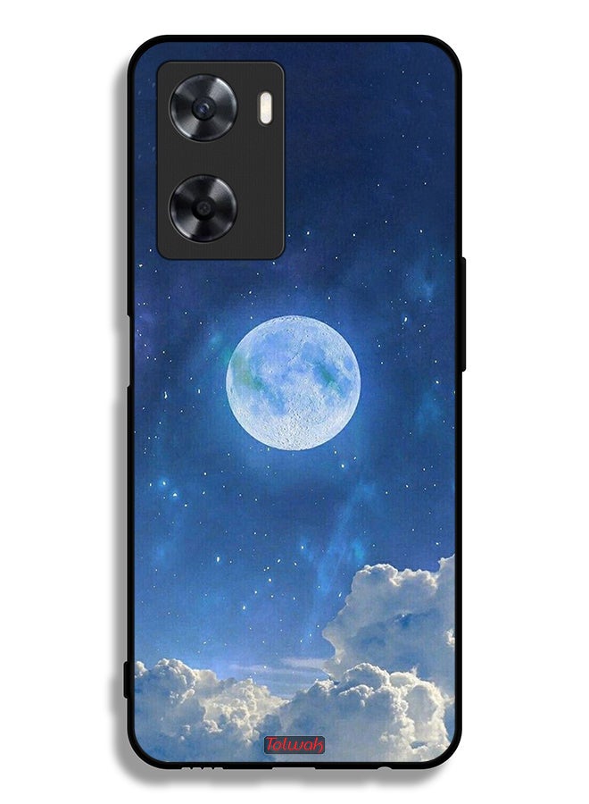 Tolwak Oppo A77 4G Protective Case Cover Moon Clouds - Image 2