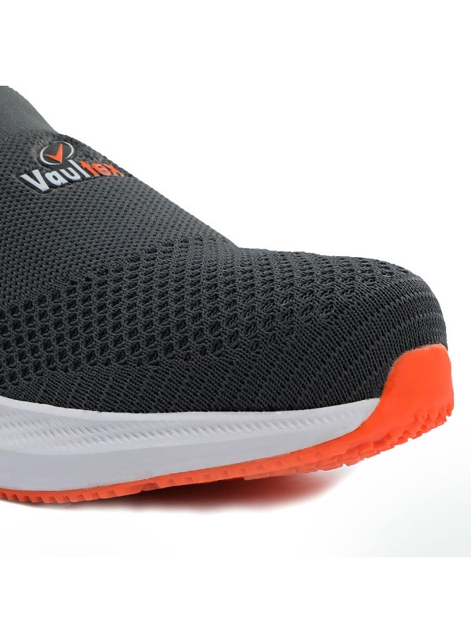 Vaultex Vaultex COC Low Ankle Steel Toe Safety Shoe, Grey/Orange, 45  - Image 3