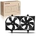 A-Premium APremium Engine Radiator Cooling Fan Assembly Compatible with Select Nissan Models Sentra 2002 2003 2004 2005 2006 Replace 214814Z320 214814Z322 - Image 2