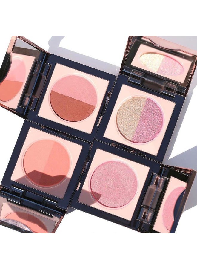 girlactik Blush Cheek & Glow - Florence Duo (Matte mauvy pink duo) Net wt. 2 g. / 0.07 oz. - Image 5