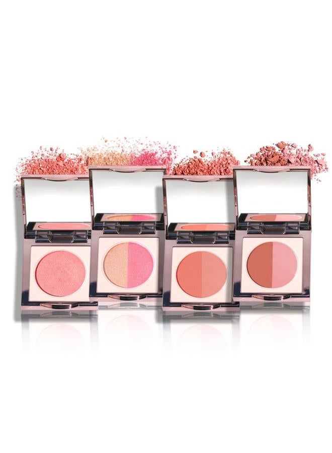 girlactik Blush Cheek & Glow - Florence Duo (Matte mauvy pink duo) Net wt. 2 g. / 0.07 oz. - Image 4
