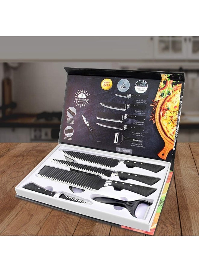 🔪 طقم سكاكين مطبخ احترافي – تصميم أنيق وجودة لا تُضاهى - Image 2