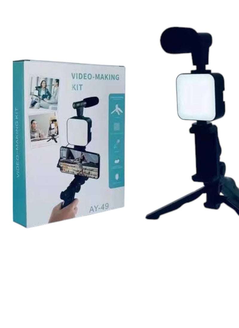 Generic - AY-49 Flexible Tripod Stand for Phones for On-the-Go Video Shooting, Photo Shooting and Live Streaming - Image 1