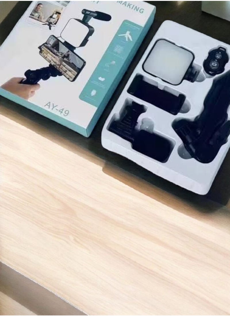 Generic - AY-49 Flexible Tripod Stand for Phones for On-the-Go Video Shooting, Photo Shooting and Live Streaming - Image 1
