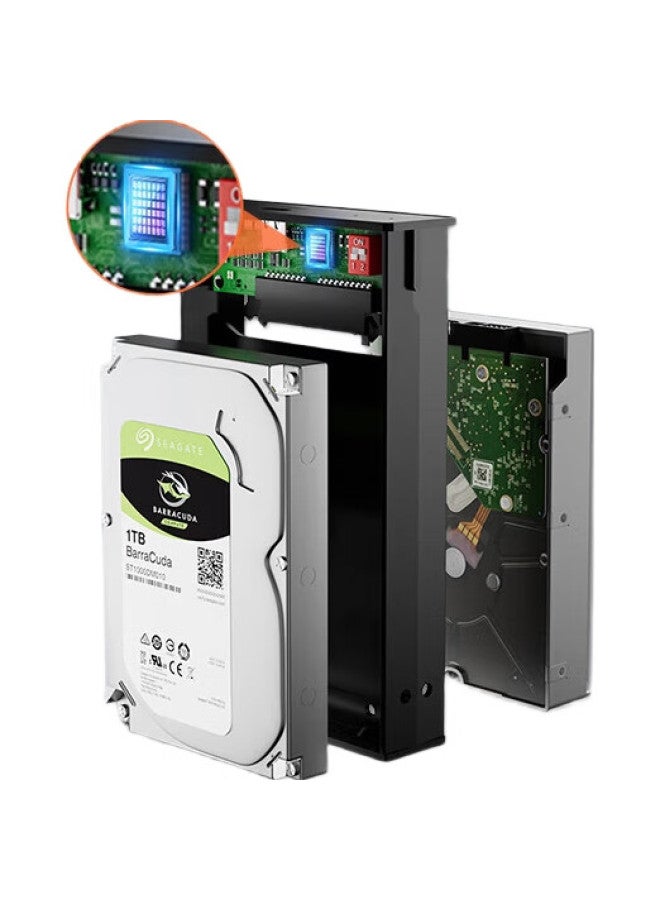 Acasis 2.5-Inch Portable Raid Enclosure, Dual-Bay, For Desktop And Laptop, Mechanical And Solid State Sata Hard Drive Enclosure, External Disk Storage Cabinet, Ec-7252 - Image 1